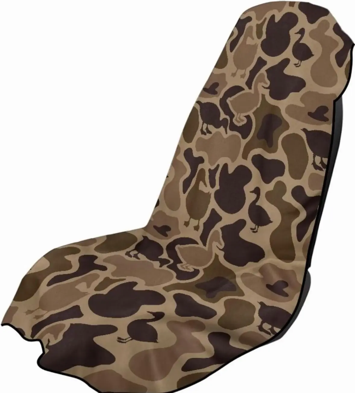 Duck Camouflage Car Seat Cover, Universal Fit Hunting Camo Front Seat Protector for Car, Truck & SUV