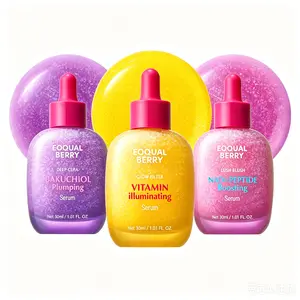 Vitamin C & NAD+ & Bakuchiol Serum Duo Brightening Vitamin C Serum for Face Glow with Hyaluronic Acid | Dark Spot & Uneven Tone Care | Korean Skincare, 1.01 fl oz