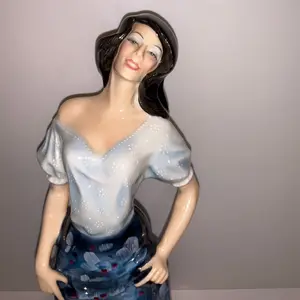 Rare Vintage Royal Doulton Figurine 1972 12” Tall Carmen Figurine HN 2545, Mint Glossy Decor
