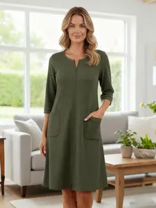 Zip Up Robes for Women Short Waffle Bathrobe Lightweight Knee Length Housecoat with Pockets Nightgown S-3XL Zip Up Robes for Women Short Waffle Bathrobe Lightweight Knee Length Housecoat with Pockets Nightgown S-3XL