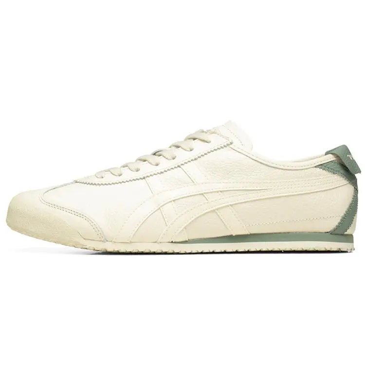 Onitsuka Tiger ASICS Mexico 66 Cream Sage Retro Durable Low Top Commuter Running Shoes Unisex 1183B781-103