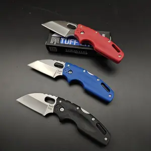 Cold steel folding pocket knife lightweight with clip, household fruit knife, EDC camping,gift for dad,boyfrined