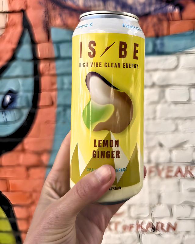 LEMON GINGER CASE (12) Beverage - California Meyer Lemon & Fresh Grated Ginger Sparkling Beverage 16 FL OZ 473ml