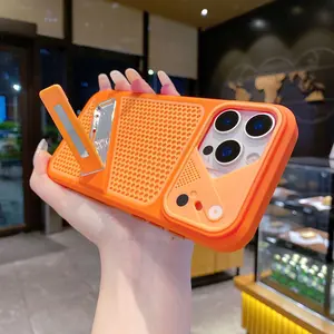 Breathable Honeycomb Kickstand Shockproof Phone Case