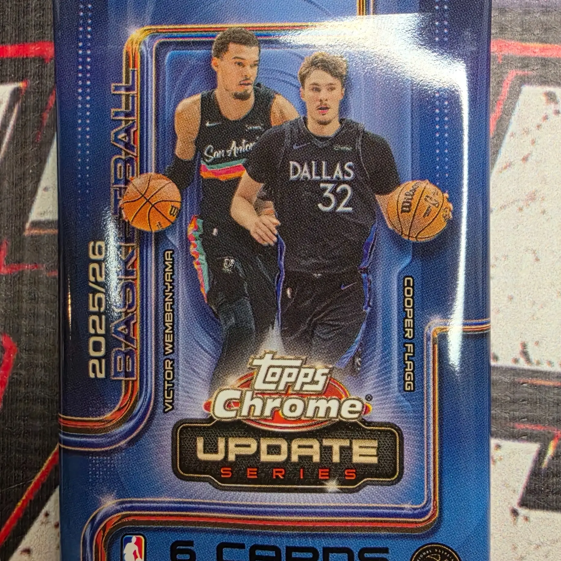 Topps Chrome 2025/2026 Update Mega Box Pack