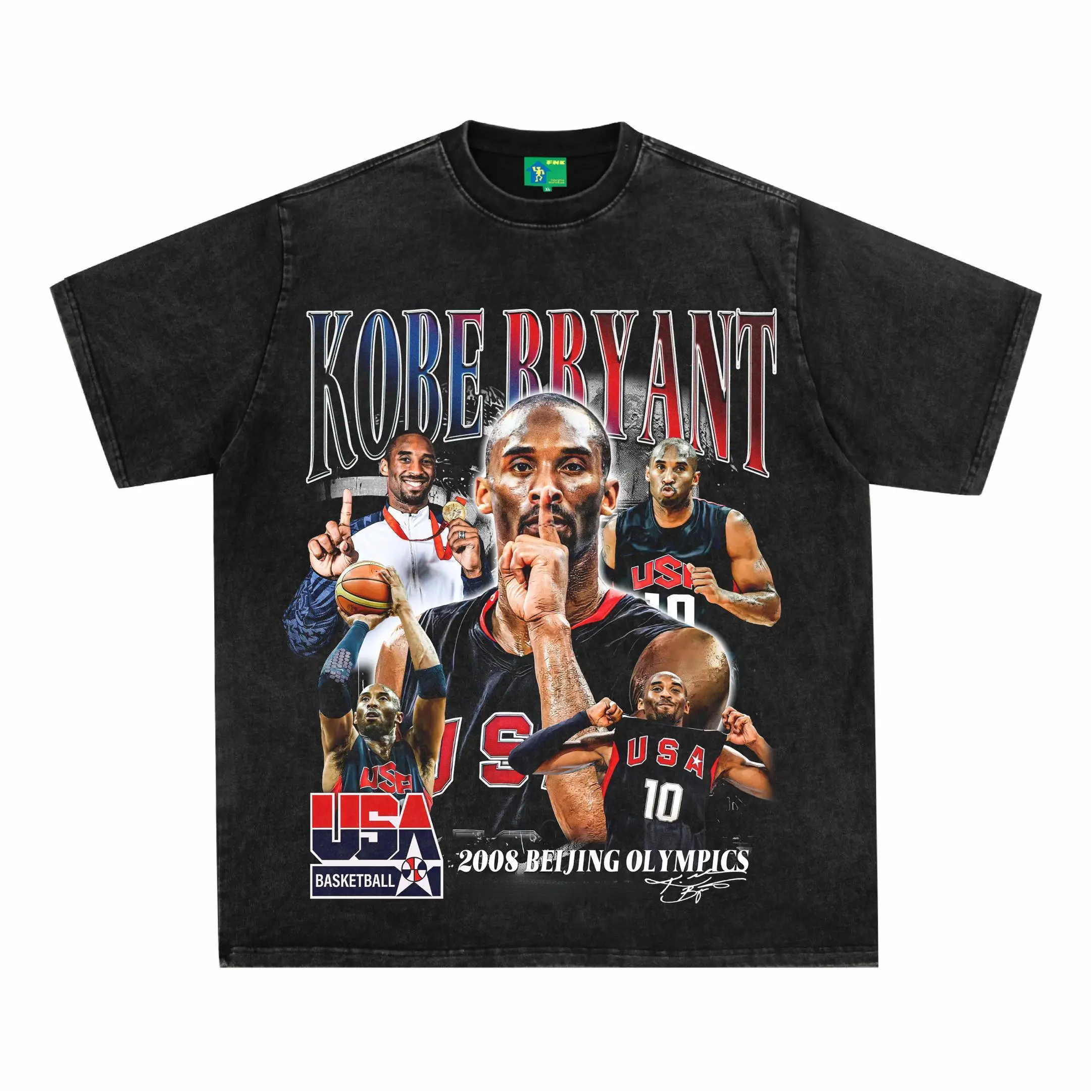 Goat Kobe Bryant Casual Graphic Print Short Sleeve Crew Neck T