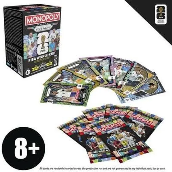 Monopoly Prizm Soccer Trading Card Blaster Box - Exclusive Sealed in English Prismatic Sports Boxes & Packs for Collectors, Rare and Valuable Cards, Mixed Breaks Accessory