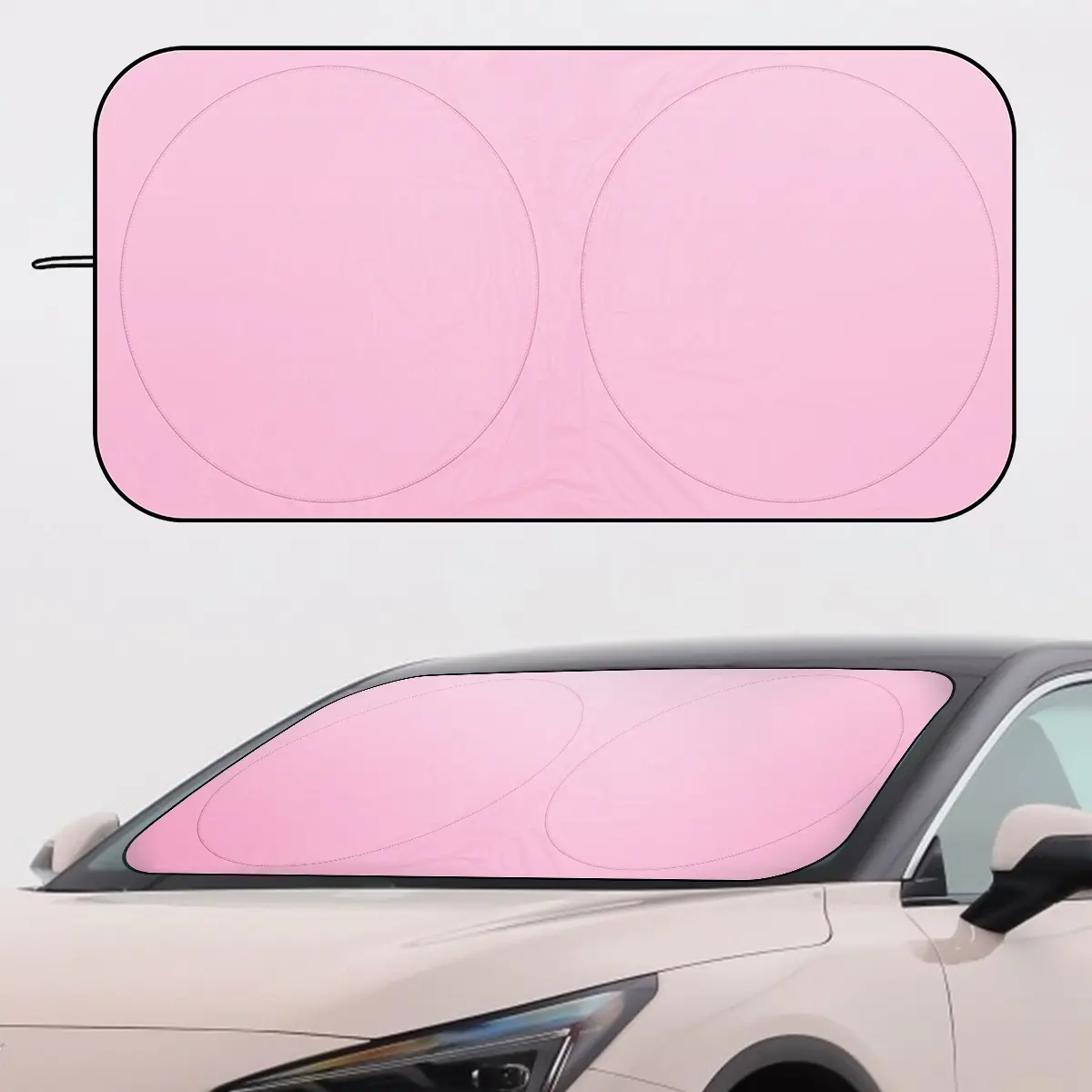 Windshield Sun Shade,  Reflective Blocks Sun and Keeps Your Vehicle Cool, Windshield Sunshade