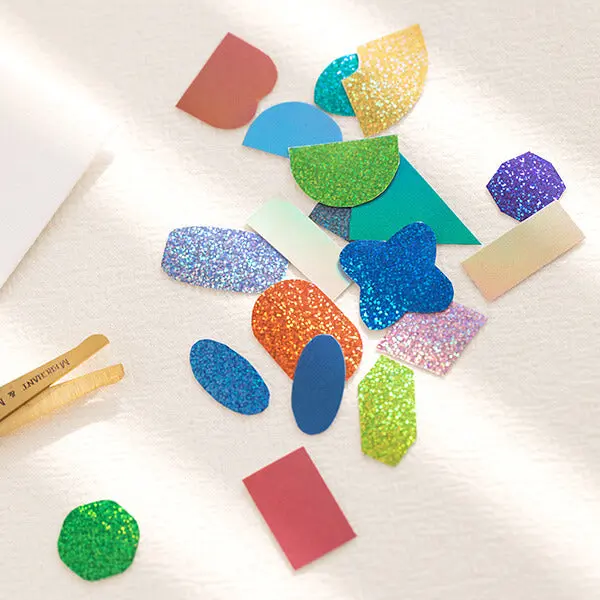 The Color Palette Shape Sticker