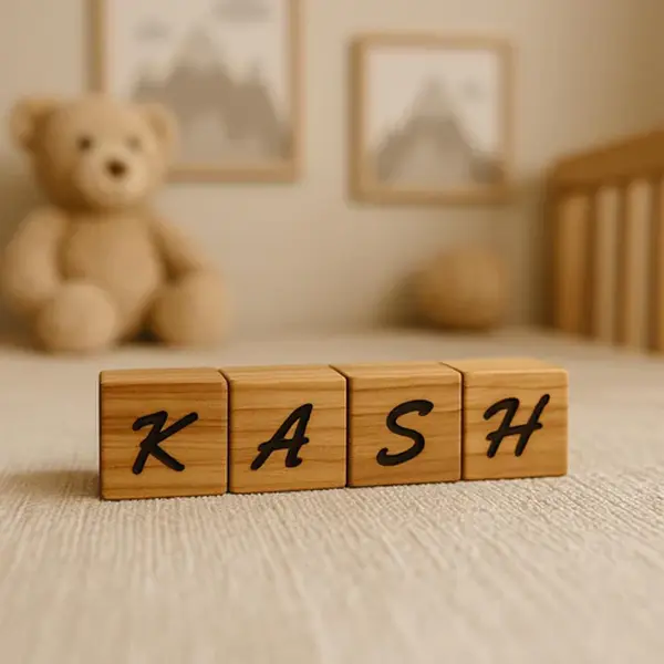 Lettering and Life Handcrafted Engraved Wooden Personalized Name Blocks - Paint-Ready, Rustic-Tone, Eco-Friendly Room Nursery Decor Photo Gift Keepsake (Toys & Hobbies, Games & Puzzles, Board Games)