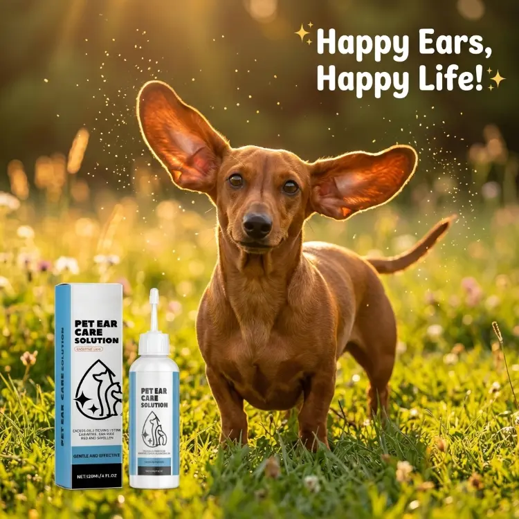 Pet Grooming Liquid Ear Cleaner for Dogs & Cats - Gentle Otic Rinse with Enzymatic Formula, Gently Cleans, Eliminates Wax/Fluid/Dirt & Debris, Deodorizes, Ensures Fresh Ears, Safe for Infections (Single Bottle), Odor Control