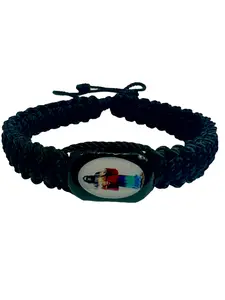 Santa Muerte Knotted Rope Bracelet Santa Muerte Knotted Rope Bracelet