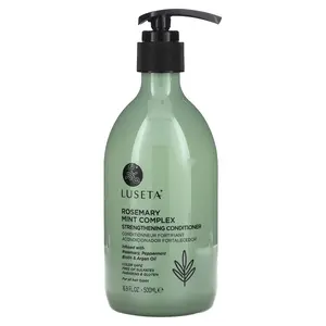 Luseta Beauty Rosemary Mint Complex, Strengthening Conditioner, For All Hair Types, 16.9 fl oz (500 ml)