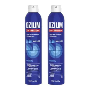 Ozium 8 Oz. Air Sanitizer & Odor Eliminator for Homes, Cars, Offices and More, Original Scent, Pack of 2