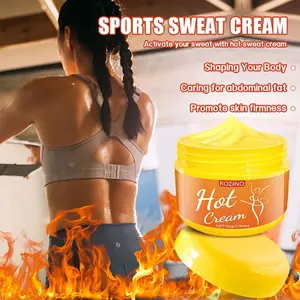 Rozino Hot Sensation Body Cream 50g, Exercise Repair Cream, Soothing & Relaxing, Moisturizing, Hydrating, Suitable for Full-Body Care, Fatigue Muscle Relief, All Skin Types