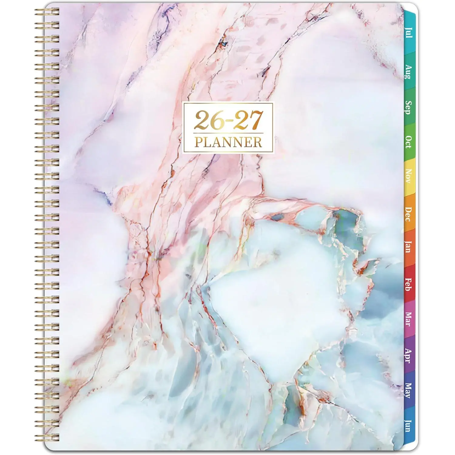 2026-2027 Planner - Academic Planner Weekly and Monthly, 2026-2027 Planners 8.5''x11'', Weekly Monthly Planners with Colorful Tabs, Inner Pocket