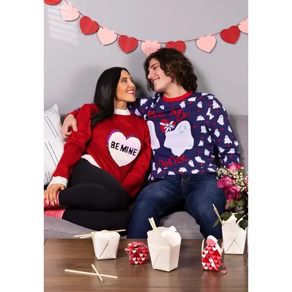 Be Mine Valentine's Day Sweater for Adults