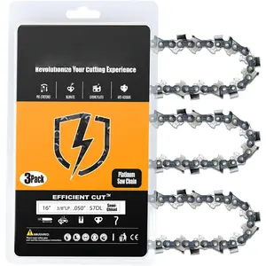16"  Chain for  CMXGSAMY426S, ECHO CS310, Earthwise CS30116 & CS33016 corded, Remington RM4216 Rebel,Sun Joe SWJ699E Echo CS-3510/352/3400/400, Worx WG300,WG303