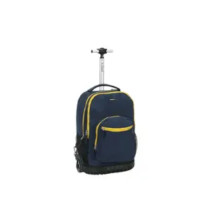 Rockland 19" Wheeled Backpack-Blue/Yellow