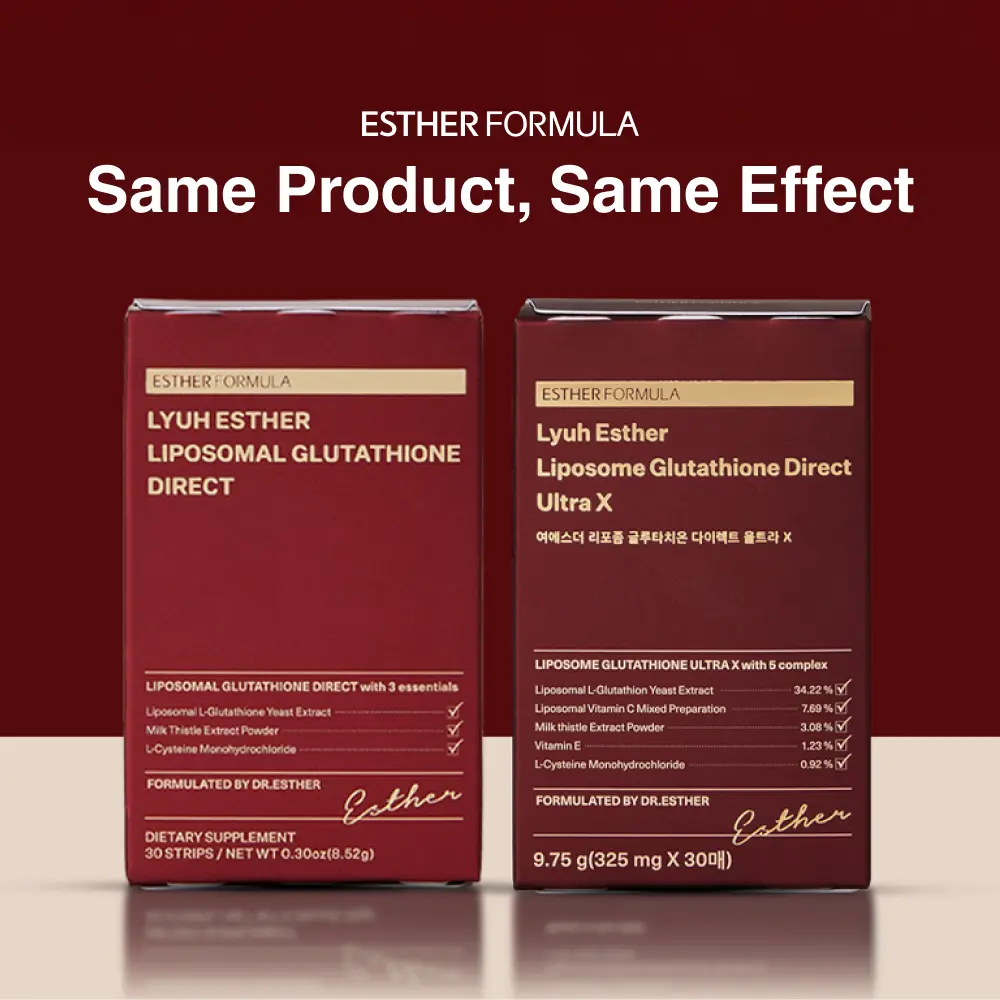 ESTHER FORMULA Liposomal Glutathione Direct (284mg*30strips) Glutathione Strips, Korean Beauty Supplement Made in USA for antioxidant, Skin Tone Care, K-Beauty, Inner Beauty Healthcare Fitness - TikTok Shop ESTHER FORMULA Liposomal Glutathione Direct (284mg*30strips) Glutathione Strips, Korean Beauty Supplement Made in USA for antioxidant, Skin Tone Care, K-Beauty, Inner Beauty Healthcare Fitness - TikTok Shop