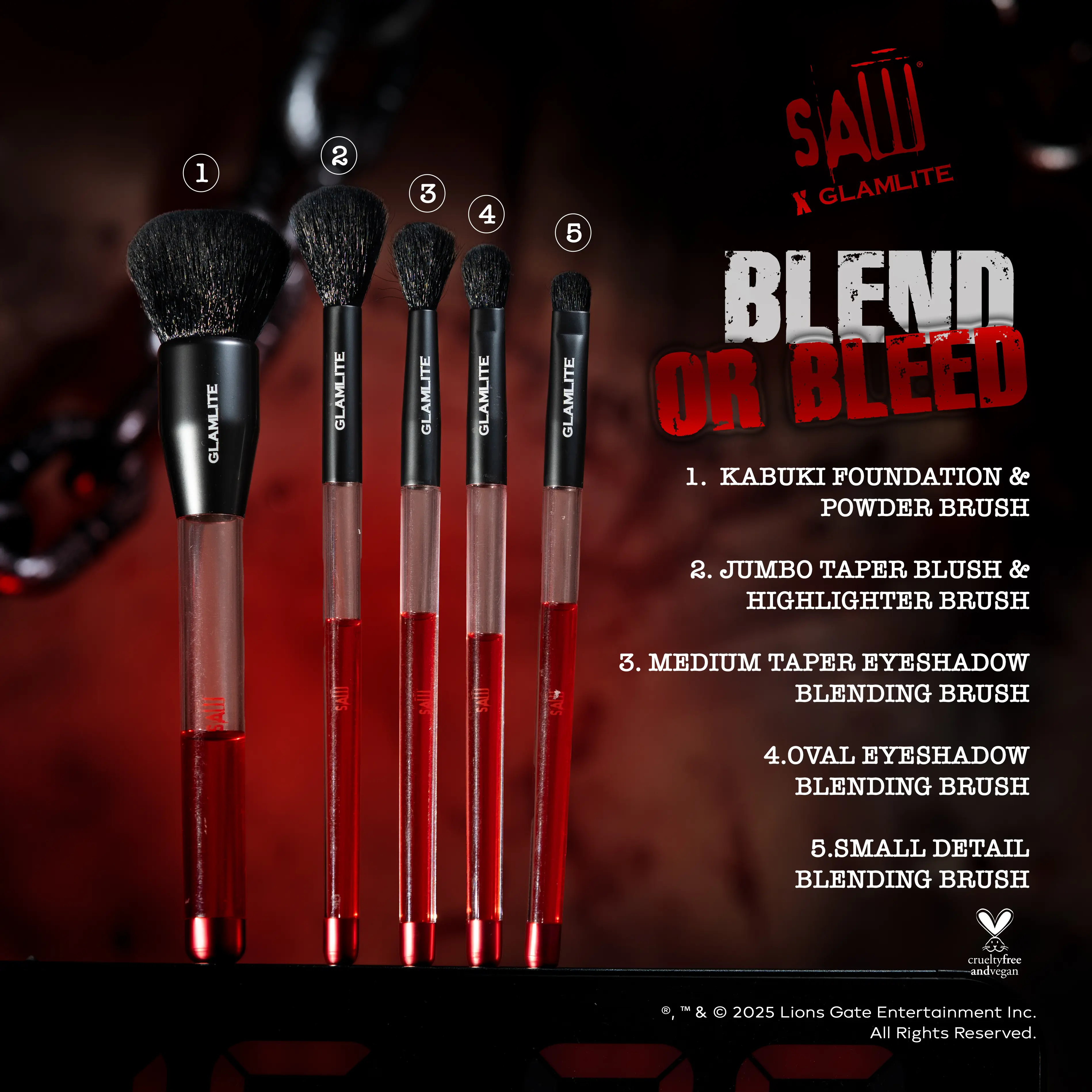 SAW x Glamlite Brush Set SAW x Glamlite Brush Set