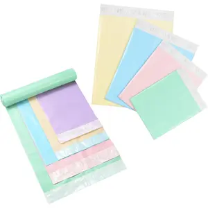 120 Pcs Poly Mailer Envelope 4 Sizes Self Adhesive Shipping Bags Tear Proof Mailing Covers (8 x 12 In, 10 x 14 In, 13 x 18 In, 15 x 20 In, Multicolor)