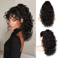 Nature Black Claw clip Ponytails