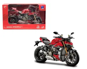 New Ray 1:12 2016 Ducati Supernaked V4S Red Motorcycles Model Collectible Toy