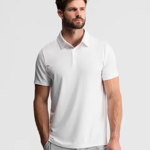 Haus | Core Athletic Polo | Lightweight Stretch for Everyday Wear