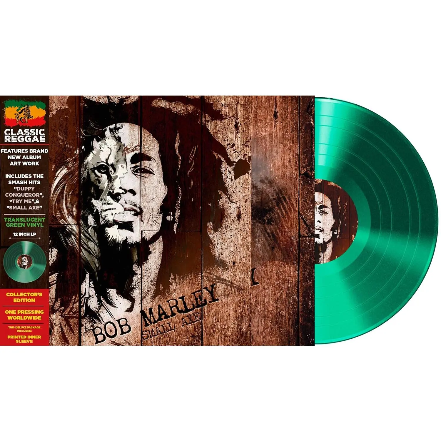 Bob Marley - Small Axe Translucent Green Vinyl LP Record