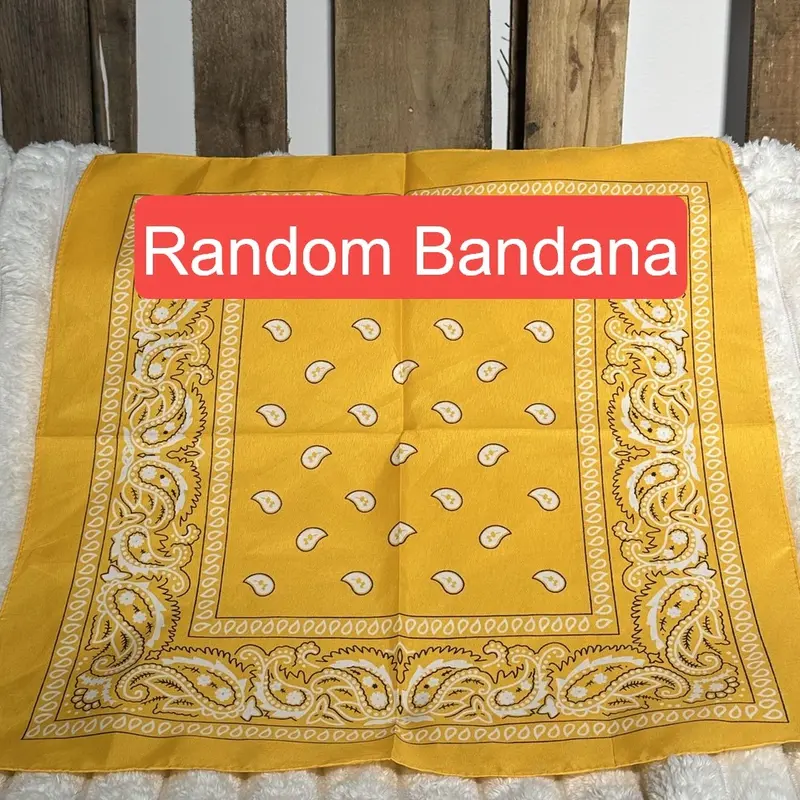 Unisex Cotton Square Bandana - Square Shape Scarf Neckwear with Chic Look That Refreshes Outfits, Casual Commute All-Seasons Fashion Accessory, Thoughtful Gift