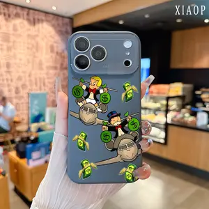 Richie MONEY & Monopoly Design Dopamine INS style iPhone Case for 17 Pro Max 16 15 Plus 14 13 12 Full Camera Protection Shockproof, High Durability,  Ultra-Thin Design |   Perfect for Everyday Use Protector Screen Protector
