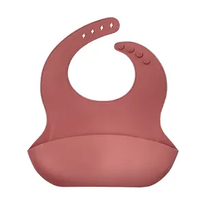 Soft Silicone Baby Bib with Food Catcher - Adjustable, Non-Messy Bib for Toddlers, Easy Clean, Durable & Stylish, Baby Bib High Quality, Toddler Feeding Accessory, Ergonomic Bib Design, Nonslip Bib