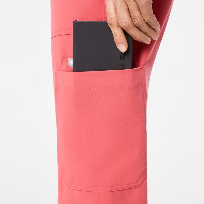 men's Pulmonary Pink Cairo - Short Cargo Scrub Pant