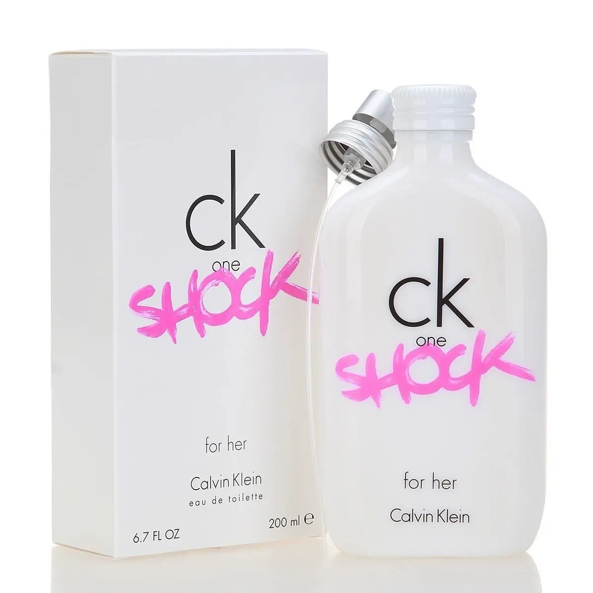 Calvin Klein CK One Shock Eau de Toilette Spray for Women, 6.7 fl oz