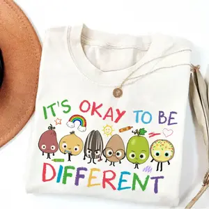 It's Okay To Be Different Shirt, Autism Awareness Tee, Teacher Autism Sweater, The Good Egg Sweatshirt