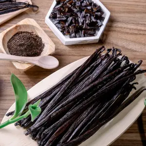 10 Madagascar Vanilla Beans Grade A Whole Vanilla Pods for Vanilla Extract and Baking Natural Bake Nata