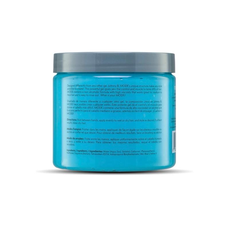 Johnny B Mode Styling Gel Hair Styling 32oz - Strong Hold, Easy Application, Long-Lasting Hold for Men and Women - Haircare Smooth