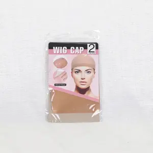 1pack Weave Nylon Stretch Mesh Transparent Wig Cap 2 Pieces Sheer Caps for Women Hair Net Wig Cap Thin for Wig