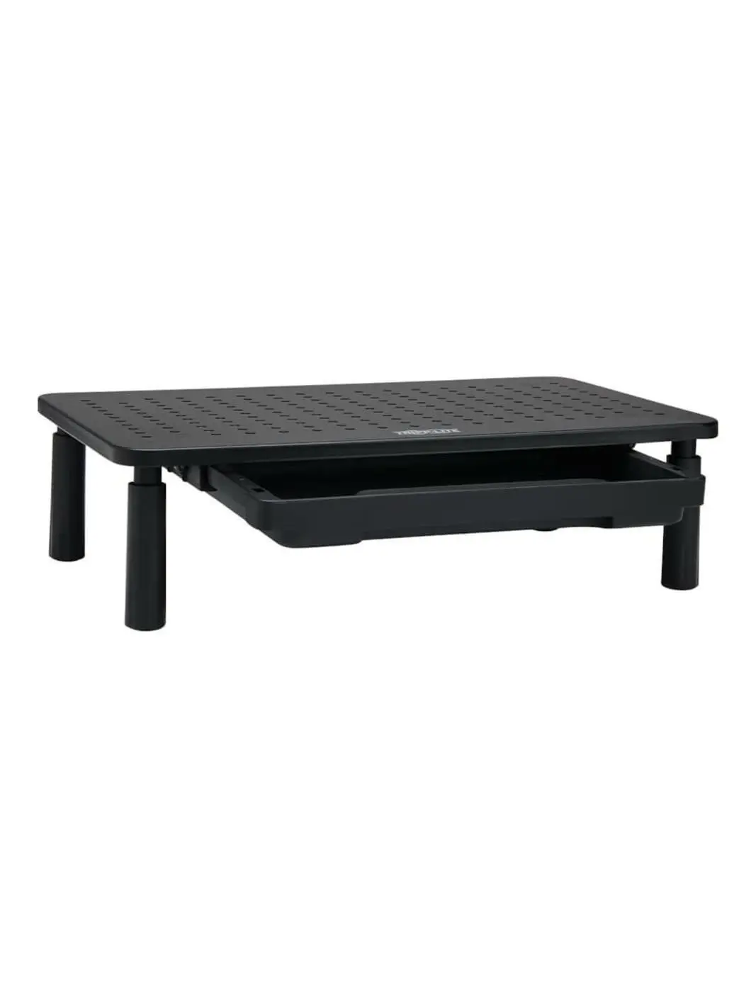 Tripp Lite MR159D Monitor Stand - Height Adjustable Metal Monitor Riser with 15x9 in. Drawer, Adjustable Metal Laptop Stands & Trays for Desk (Computers & Office Equipment Accessory)