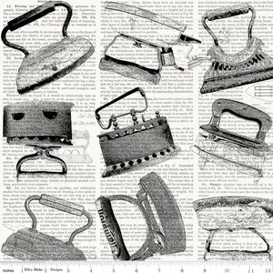 Press On Iron Toss 107/108" Wide Back Black - 3 YD Cut