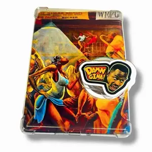 “Damn Gina” Poppie Y2K Aesthetic MagSafe PopSocket Retro Vibes with a Modern Twist Ultra-Aesthetic Design MagSafe Compatible Strong Grip Stand High-Quality Print - Phone