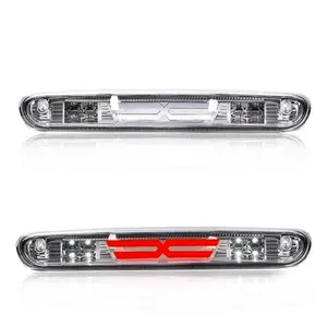 Fit For 07-2014 Chevy Silverado GMC Sierra Clear LED 3rd Brake Light Cargo Lamp