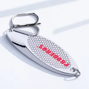 Stainless Steel Anti-Rust Spinnerbait Lure Set, Tangle-Free Metal Spinner Jig, Freshwater Saltwater Hard Bait, Multiple Sizes, Anti-Rust Casting Fishing Tackle Accessories.