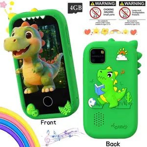 Kids Smart Phone Dual Camera Interactive Toy With 3 Hours Video Play Perfect Holiday Gift For Children