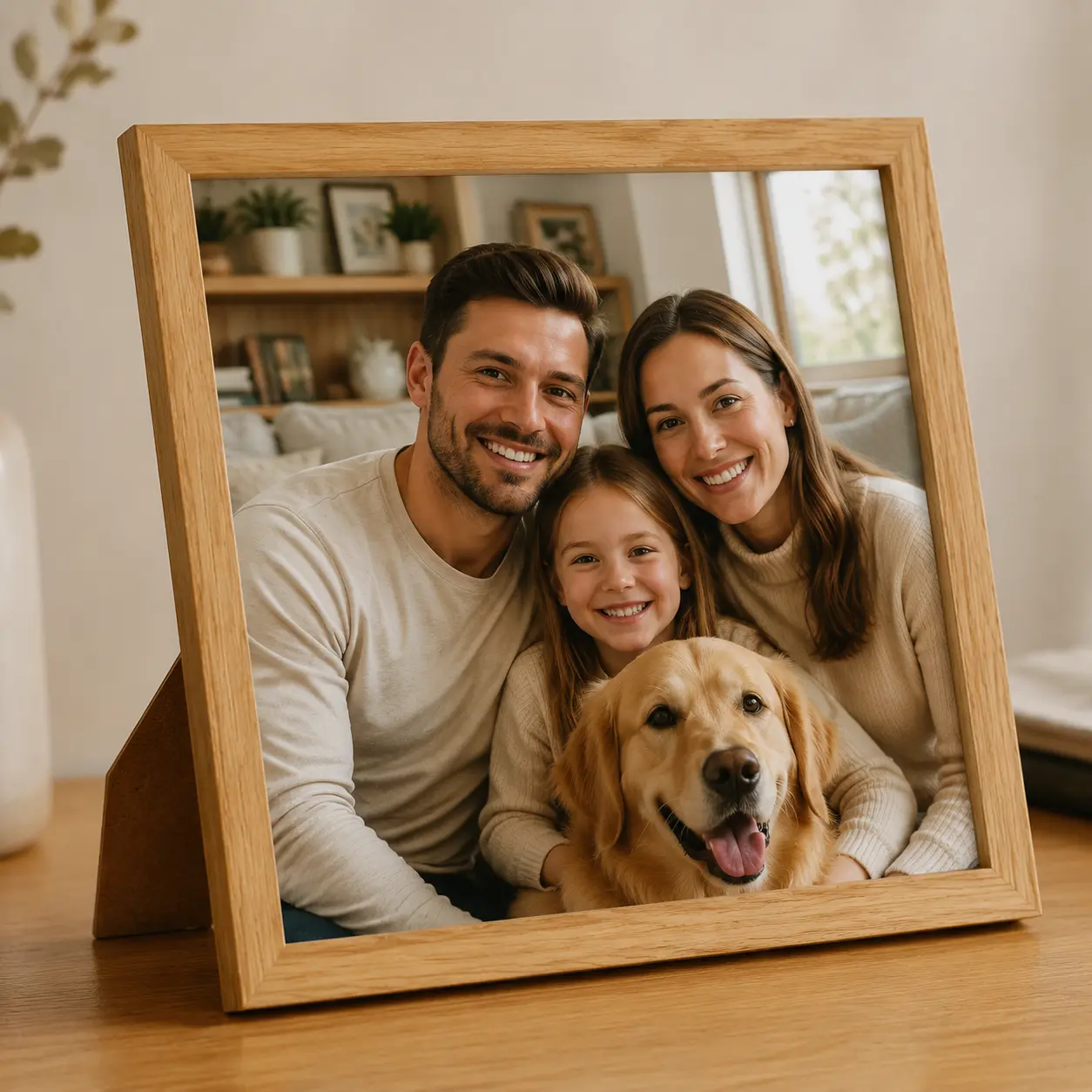 Custom Photo Prints & Personalized Picture Frames, Premium Glossy Photo Wall Decor, Upload Your Own Photos, Memory Gift for Family, Couples, Pets & Special Moments gallery