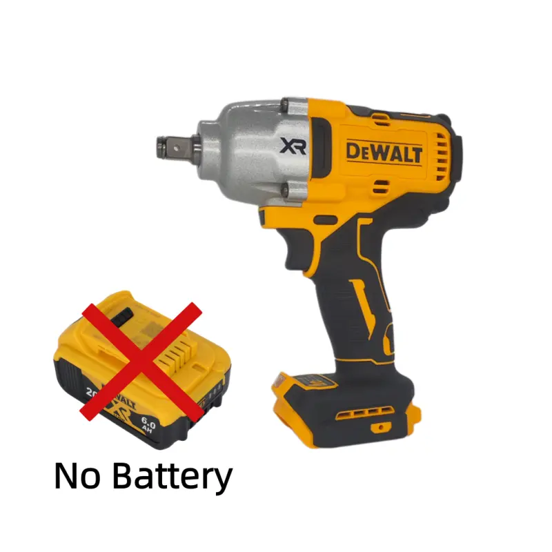 DEWALT DCF900 Impact Wrench Kit, 20V Brushless Cordless 1/2In High Torque Model with Hog Ring Anvil, Battery & Charger for 20v Power Tool Compatibility, Ideal for DIY Enthusiasts (Cordless Impact Wrench Multitools & Accessories)