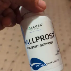 Product Review of HALLUSA NATURAL Hallprost Prostate Dietary Supplements 60 Capsules with Saw Palmetto Pygeum Africanum Pumpkin Seed Zinc Vitamin E for Nocturia Relief & Men's Health - Fitness from a**2
