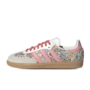 Adidas Samba OG Liberty London Floral Embroidery Youth / Women's Perfect Daily Trendy Casual Lifestyle Fashion Footwear Walking Sneaker Shoe Girl