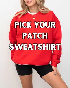 Custom Patch Sweatshirt LIVE